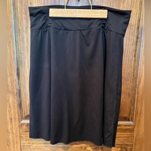 Black Knee Length Skirt